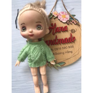 Áo len vặn thừng cho búp bê
