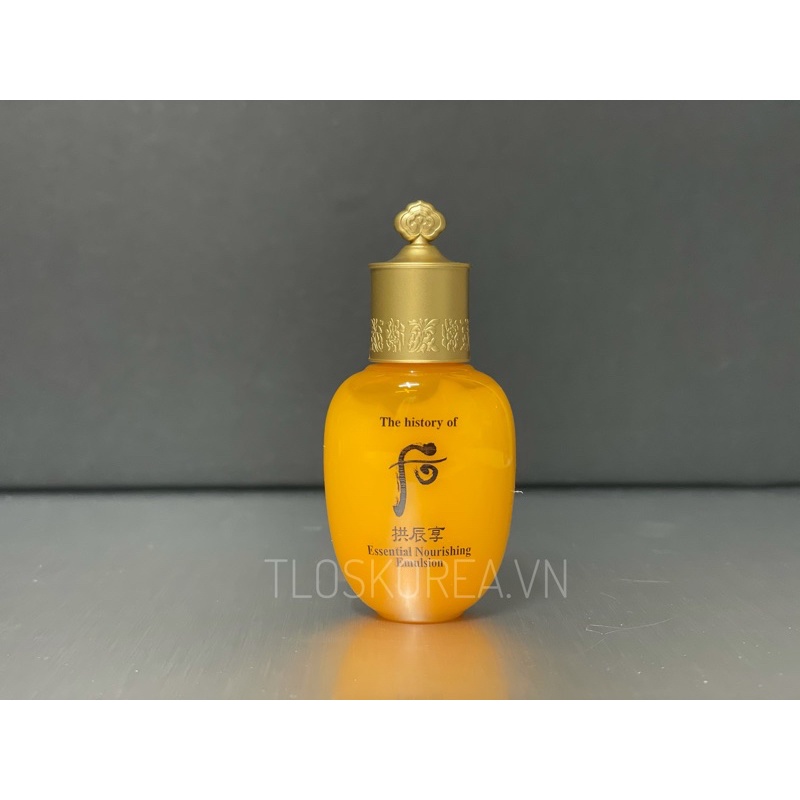 Chai Sữa Dưỡng Whoo Vàng Essential Nourishing Emulsion 20Ml