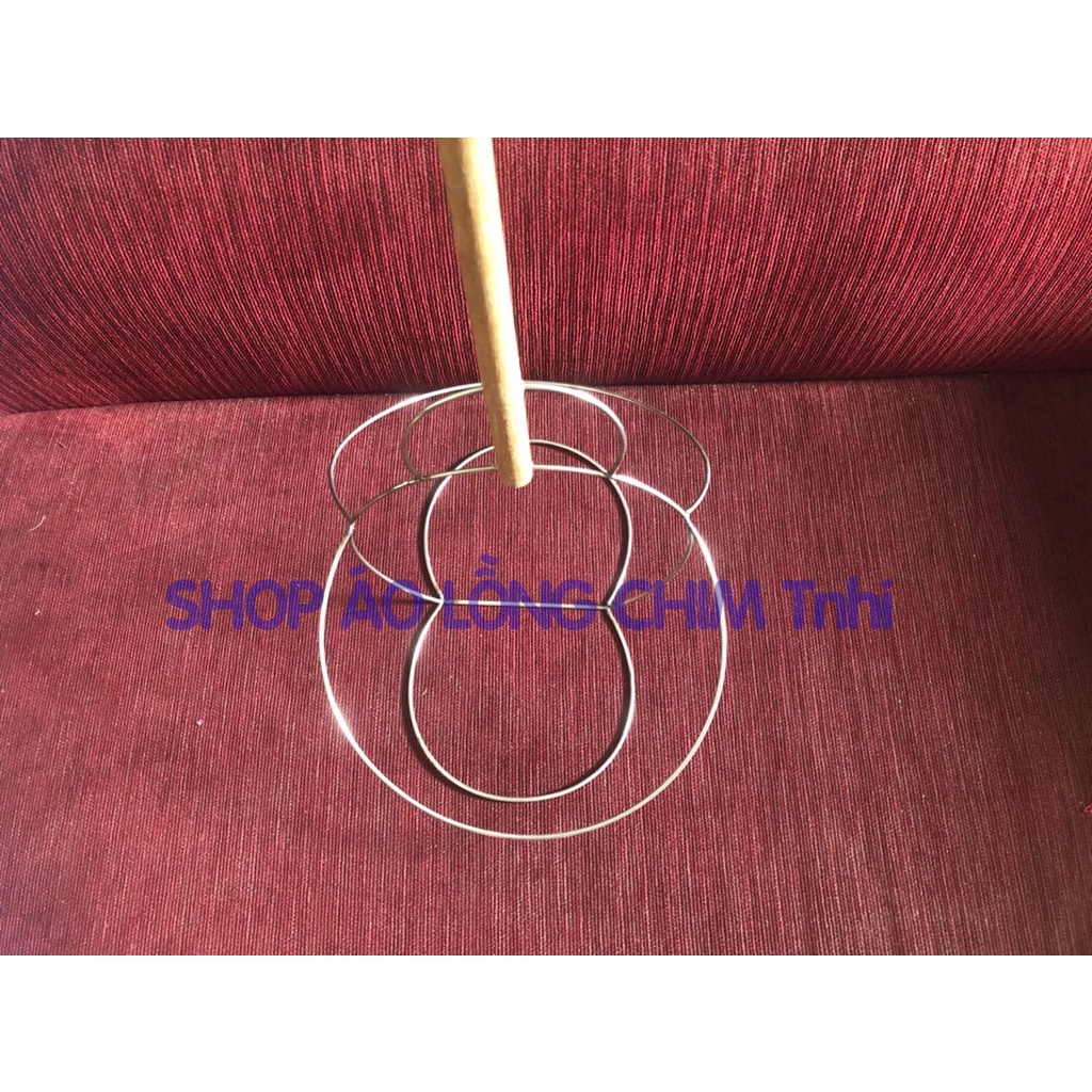 Khung lồng bẫy chim 2 mặt chào mào choè khuyên hút mật khướu sâu tự ráp form số 8