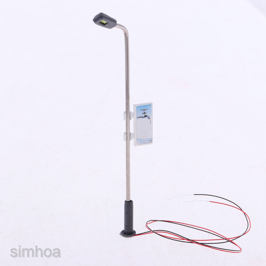 Bộ 20 đèn đường tỷ lệ 1:100 dùng trang trí mô hình