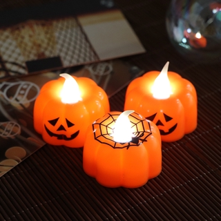 Đèn LED nến bí ngô Halloween