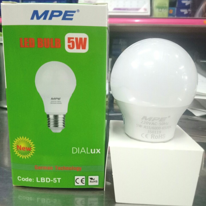 Đèn Led Bulb 5W MPE | BigBuy360 - bigbuy360.vn