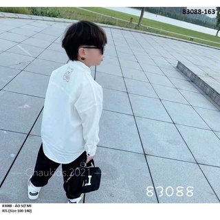 Bộ sơ mi gấu nâu bé trai