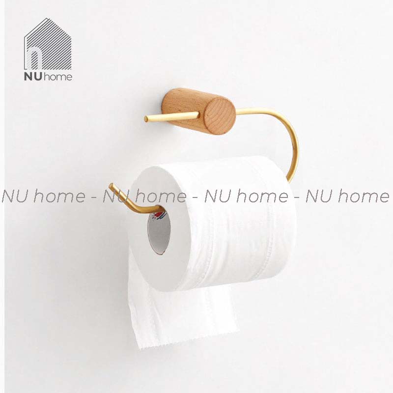 nuhome.vn | Móc treo giấy vệ sinh – Taro, được thiết kế mộc mạc và đơn giản với chất liệu gỗ tự nhiên cao cấp