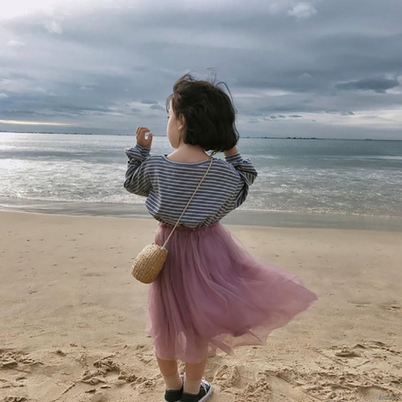 Đầm Công Chúa Kiểu Dáng Hàn Quốc Dành Cho Bé Gái