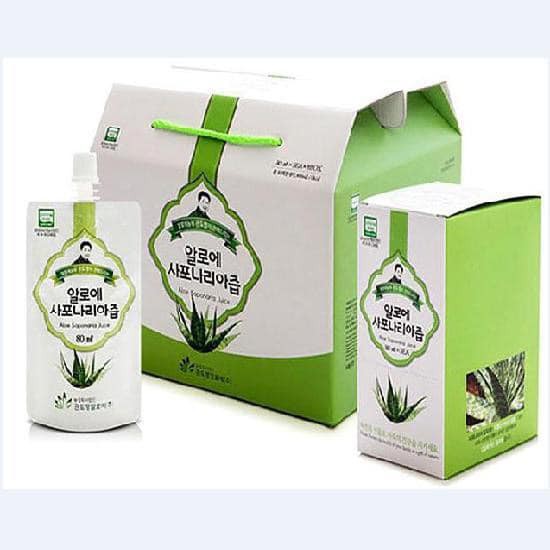 (1Gói x 80ml) Nước nha đam SAPONARIA Hàn Quốc hữu cơ 100% - ORGANIC KDY ALOE - nước uống giảm cân - nước uống đẹp da | BigBuy360 - bigbuy360.vn
