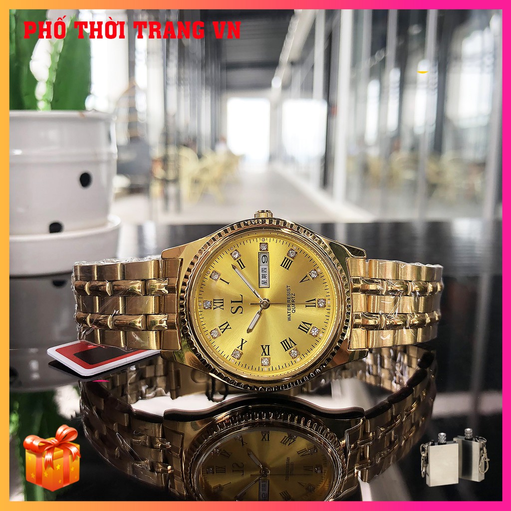 Đồng hồ nam SL 3142G , dây thép 316L, full box , thẻ bảo hành 3 năm, mặt Sapphire chống nước, chống xước | BigBuy360 - bigbuy360.vn