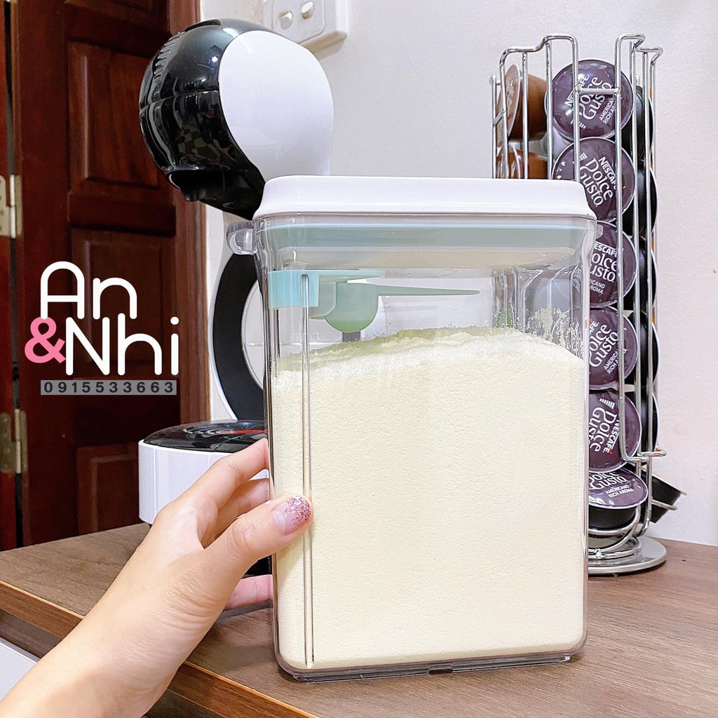 Hộp trữ sữa - ANKOU đựng 1kg bột