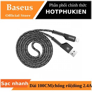 Dây cáp sạc nhanh Lightning dài 100cm hiệu Baseus Confidant cho iPhone / iPad - Hàng chính hãng