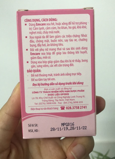 Dầu tràm em bé Emcare 25ml