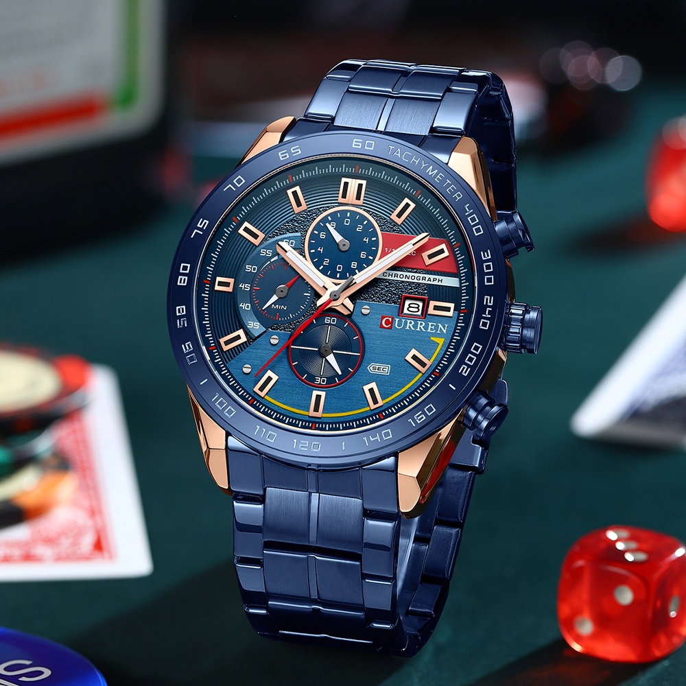 Đồng Hồ Thể Thao CURREN 8410 Chống Nước Cho Nam