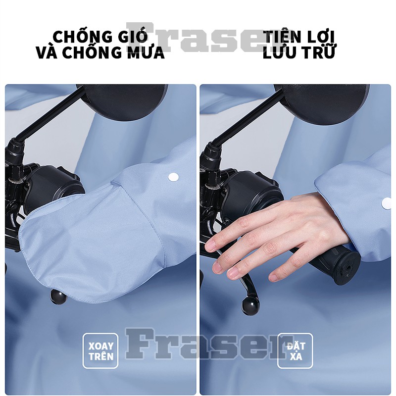 Áo Mưa Nhựa Thiết Kế Đặc Biệt Phong Cách Nhật Bản Với Vỏ Bọc Tay Áo Mưa Nhựa E-bike Và Màn Hình Ẩn Chống Thấm Nước Dễ Dàng Lưu Trữ