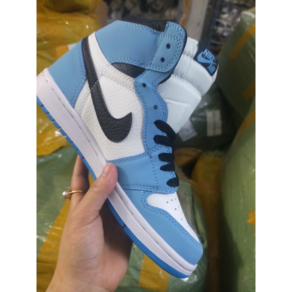 [ FULL BOX BILL ] Giầy Jordan 1 xanh dương cao cổ hàng cao cấp