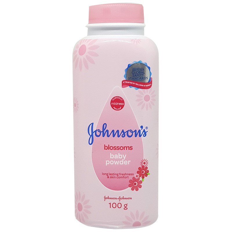 PHẤN RÔM HỒNG JOHNSON'S BABY 100g