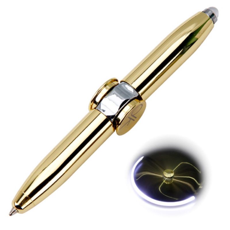 Bút Con quay hồi chuyển đa năng đèn pin viết đồ chơi led giảm căng thẳng V22