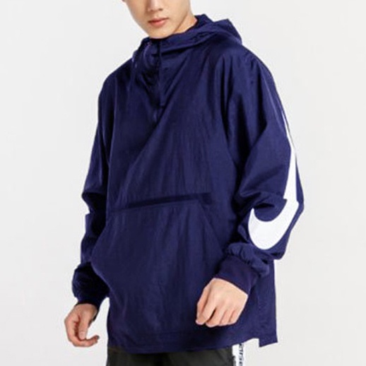 ÁO KHOÁC NIKE QUICK DRY PULLOVER - XANH NAVY /TRẮNG