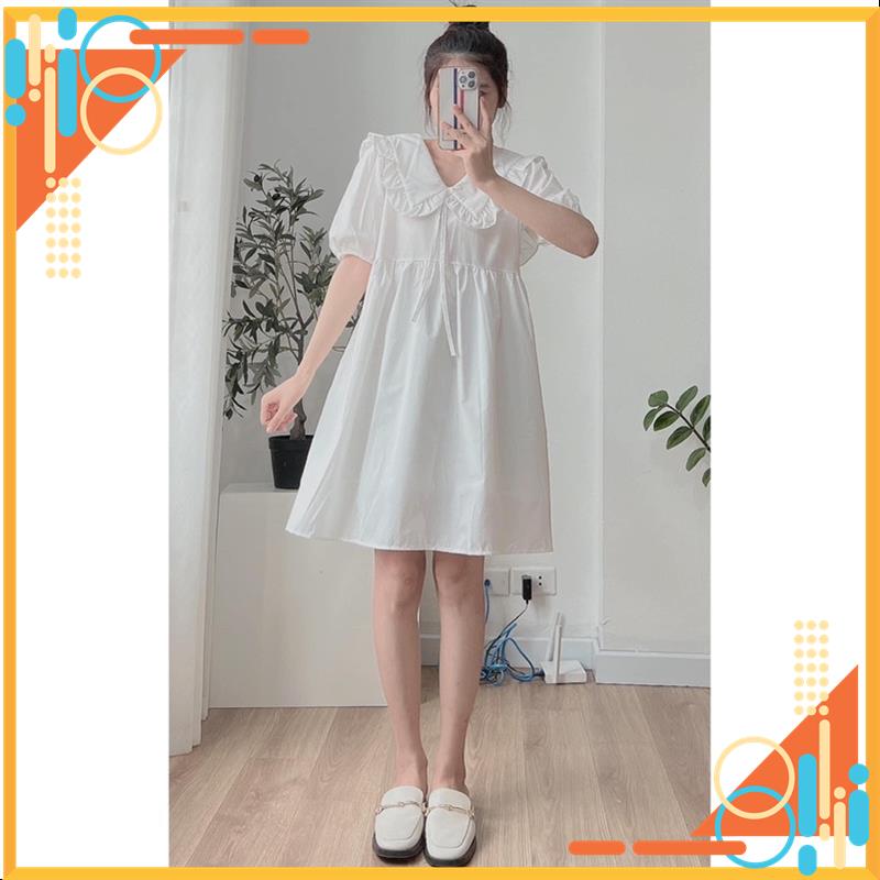 Váy babydoll cổ đức, đầm babydoll hai màu siêu xinh MSP33295 | BigBuy360 - bigbuy360.vn