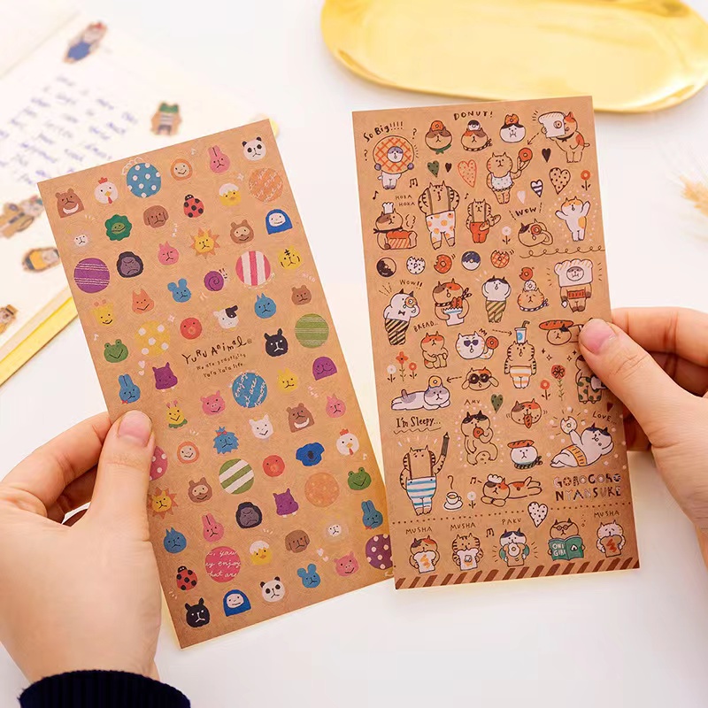 Nhãn Dán Tự Dính Dùng Trang Trí Sổ Tay DIY
