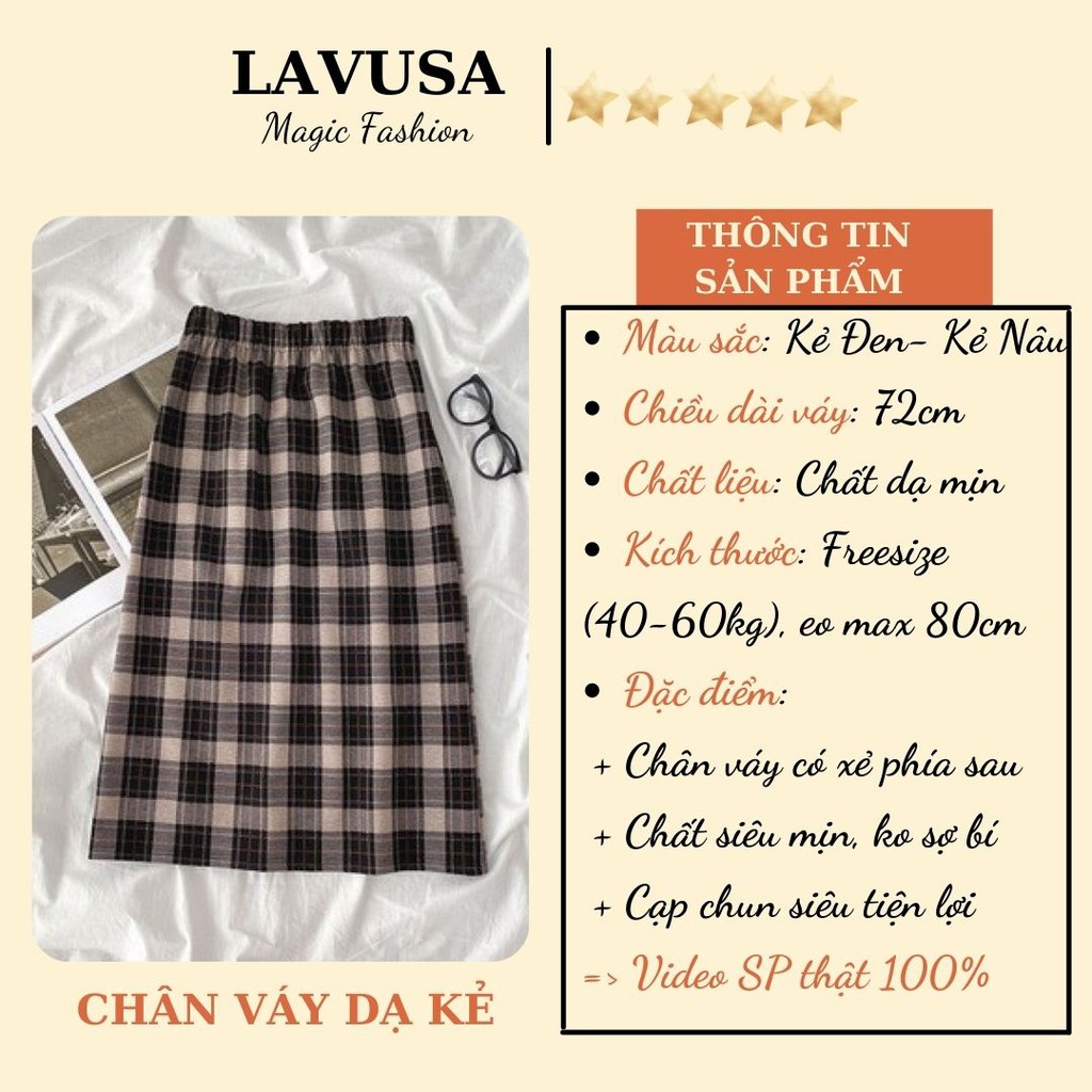 Chân Váy Dài 💖 𝘍𝘳𝘦𝘦𝘴𝘩𝘪𝘱 💖 Chân Váy Dạ Kẻ Ulzzang Dáng Dài Xinh Xắn Dễ Thương LAVUSA ( Ảnh Thật / Sẵn / Video ) CV12 | BigBuy360 - bigbuy360.vn