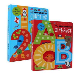 Bộ nhập - MY AWESOME ALPHABET BOOK + COUNTING BOOK (2 quyển)