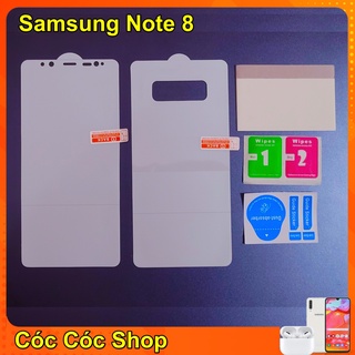 Miếng dán dẻo măt trước, mặt sau Samsung Note 20 Ultra/ Note 20/ Note 10 Plus/ Note 10 lite/ Note 10/ Note 9/ Note 8