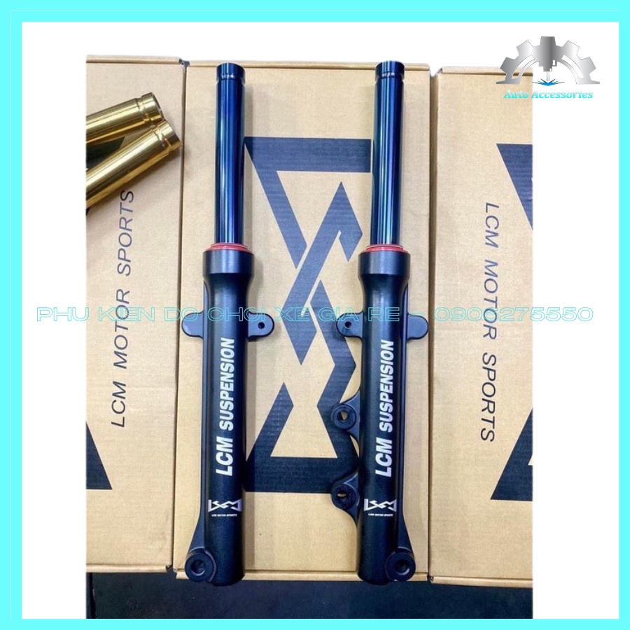 Phuộc LCM - Phuộc Trước Ex150 Ty 4Màu Lắp đặt như Zin cho dòng xe Exciter 150. Độ Nhúng Êm Ái, Cứng Cáp, Chất Lượng 100%