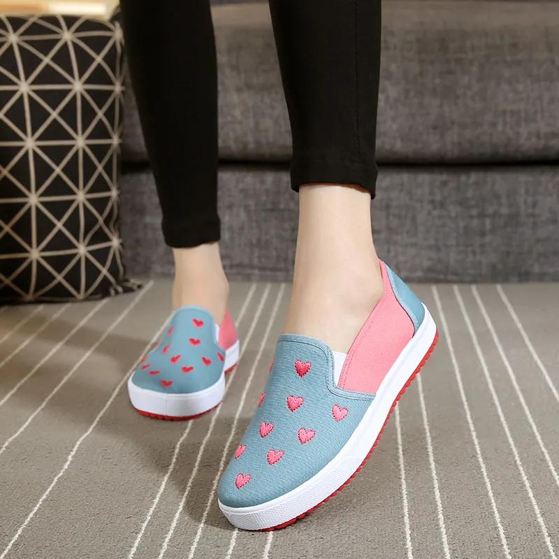 Giày Thể Thao canvas Màu Trắng/Đen Thời Trang Cho Nữ