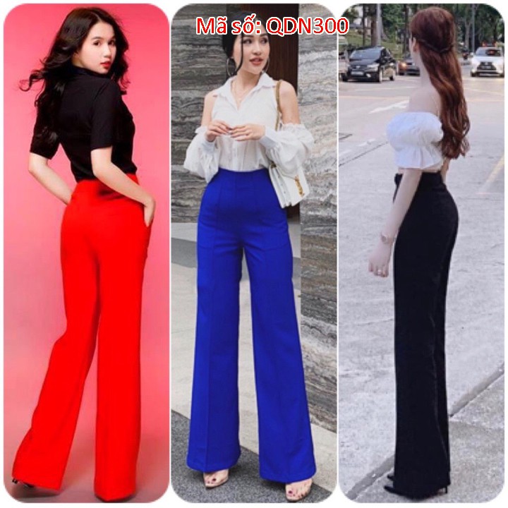 #QDN300 QUẦN DÀI ỐNG SUÔNG LƯNG CAO Có size lớn XXL