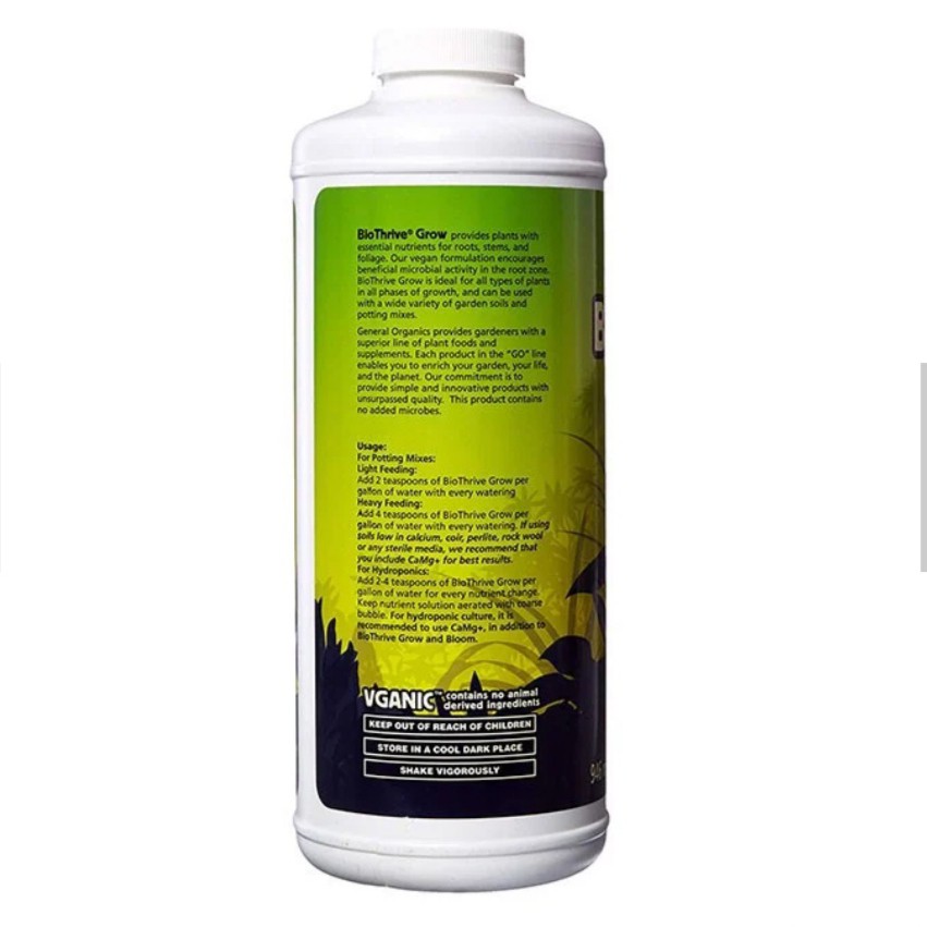 Biothrive Grow 4-3-3 Phân bón hữu cơ nhập Mỹ 946ml