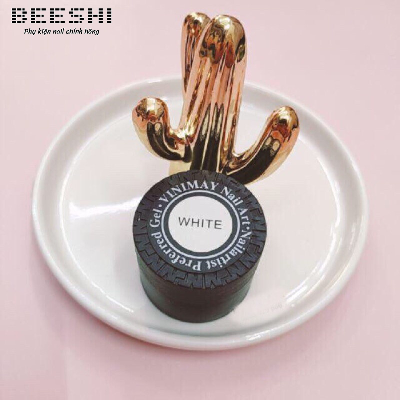 Gel nhện vinimay đen trắng nhũ vàng bạc làm móng chuyên nghiệp- beeshi shop nail