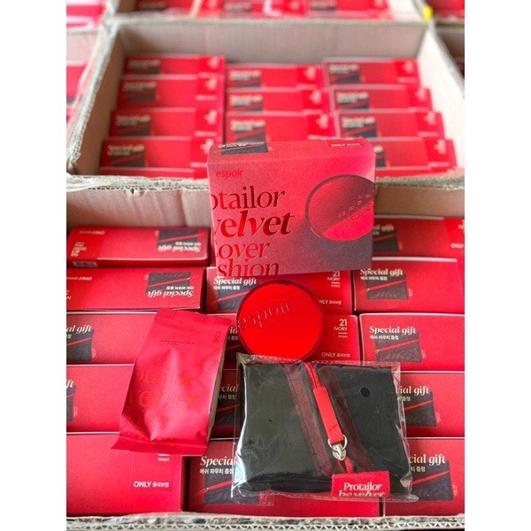 Phấn Nước Cushion Espoir Pro Tailor Be Velvet Cover SPF 34 PA++