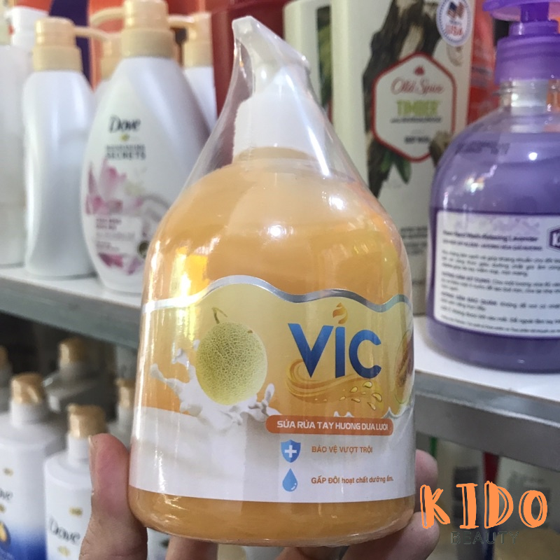 Sữa Rửa Tay VIC Dưỡng Ẩm Gấp Đôi  | Nước rửa tay 500ml