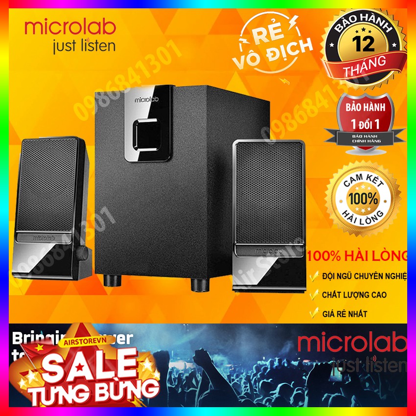 LOA MICROLAB™ M100 2.1 10W VI TÍNH