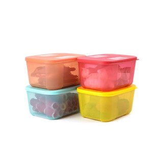 Set 4 hộp ngắn đông tupperware 700ml♥️bộ trữ đông tup♥️set hộp tu 700ml ngăn đông