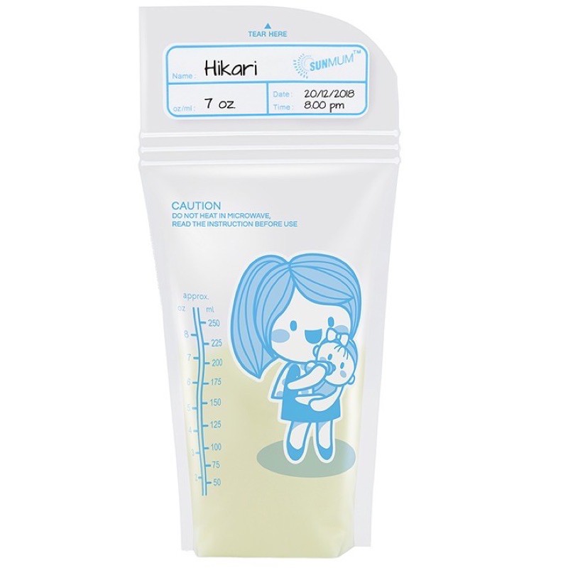 🍒Túi trữ sữa Sunmum 50🍒250ml
