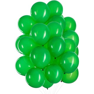 Bóng bay màu xanh lá cây 12 inch Bóng bay bữa tiệc Gói 10