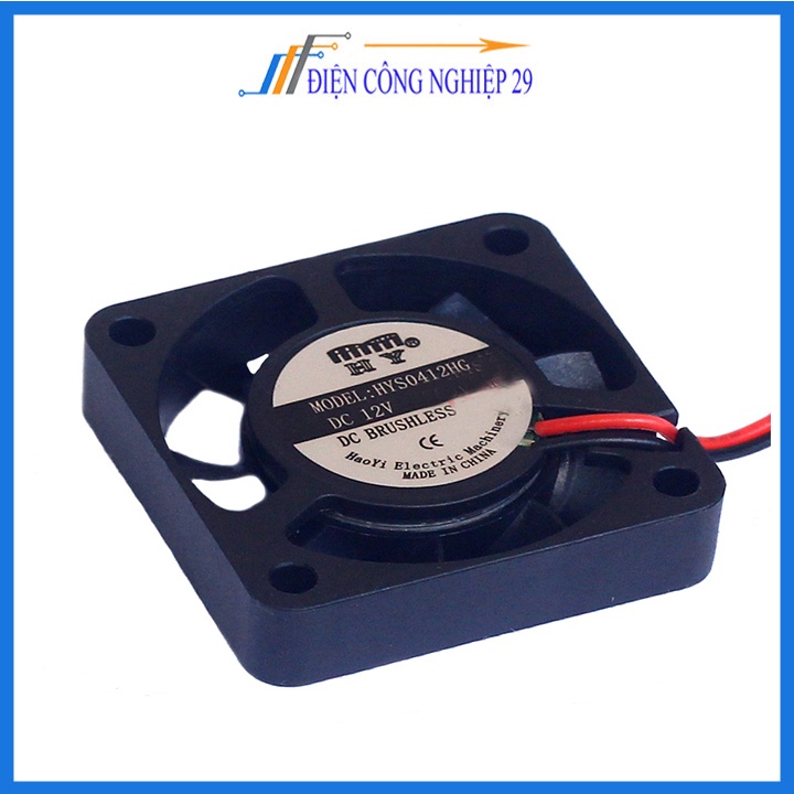 Quạt Tản Nhiệt Mini 4x4x1cm 12VDC 0.08A