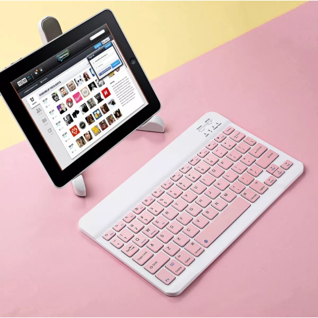 Bàn phím bluetooth không dây mini HP 10 inch chuột không dây cho điện thoại màu sắc tùy chọn giá cực sốc