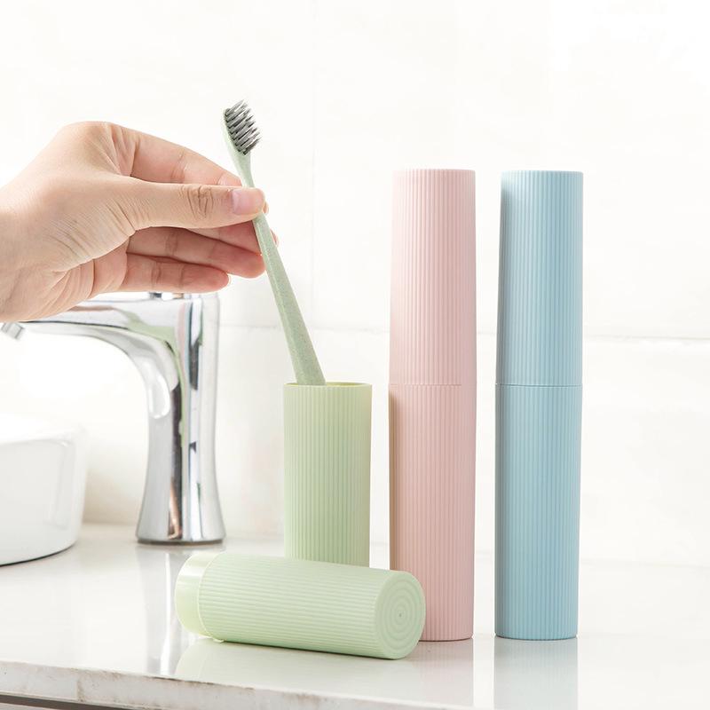 Hộp đựng bàn chải đánh răng✿Hàng Hóa Du Lịch Di Động Bàn Chải Đánh Răng Bộ Màu Bắc Âu Bàn Chải Đánh Răng Chống Bụi Chống Vi Khuẩn Thoáng Khí Thân Thiện Với Môi Trường Để