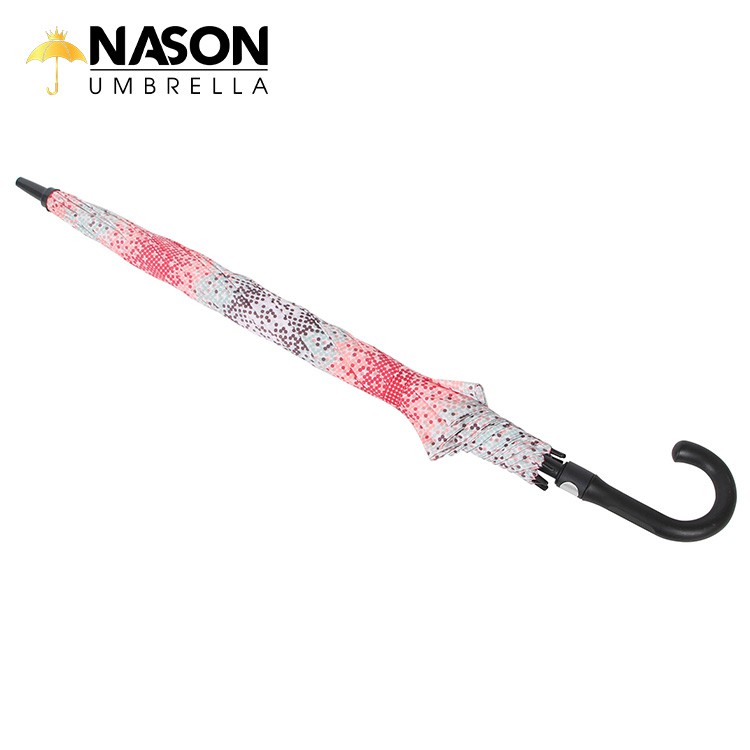 Ô thẳng thời trang cho nữ Nason Umbrella Lady-N1 tay cầm móc câu chắc chắn, vải siêu chống thầm nước, hợp thời trang