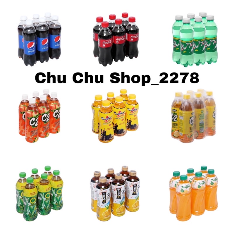 Lốc 6 Chai Nước Ngọt / Trà Các Loại