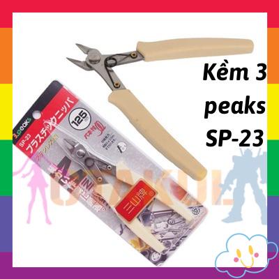 (Hàng Nhật) Dụng Cụ Mô Hình Gundam Kềm 3 peaks SP-23 Cắt Gundam