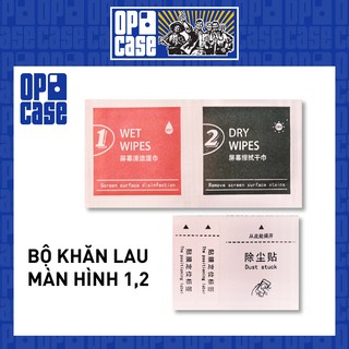 Bộ giấy lau 1 2 cho kính cường lực