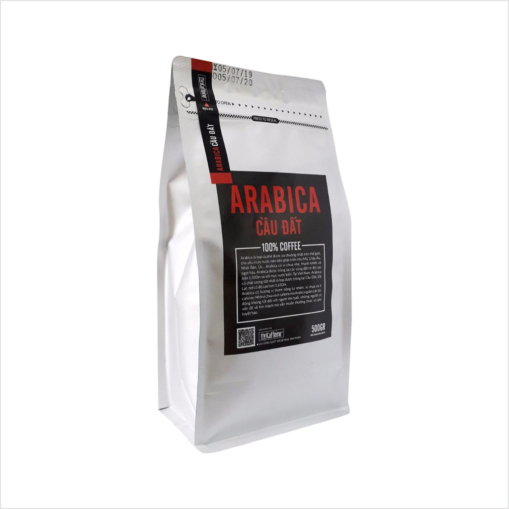 Cà phê Arabica Cầu Đất 1KG - The Kaffeine Coffee