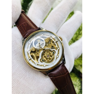 ĐỒNG HỒ NAM CƠ AUTOMATIC LỘ MÁY TEVISE 795A CHÍNH HÃNG DÂY DA CAO CẤP (TẶNG KÈM HỘP)
