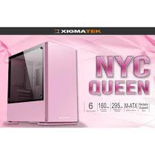 Vỏ case máy tính XIGMATEK NYC ARTIC - PREMIUM GAMING M-ATX (WHITE - QUEEN)