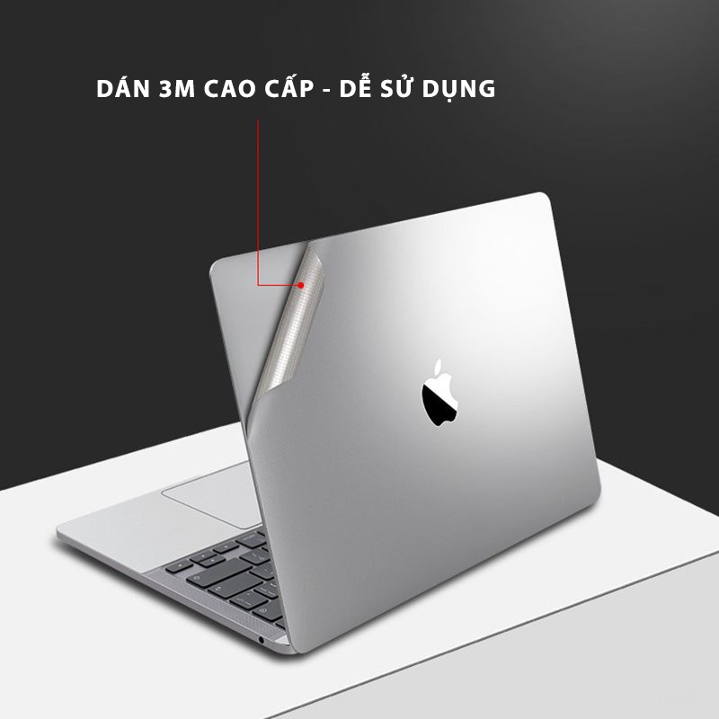 [Uplate 14/16&quot; M1] Bộ Dán Macbook 5in1 - Đủ Dòng Cho Macbook Air/ Macbook Pro - Chính Hãng JRC