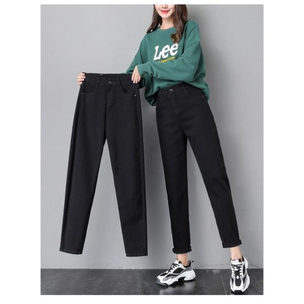 Quần bò baggy nữ quần jean đen baggy nữ quần jeans nữ lưng cao cạp cao quần nữ đẹp hot 2022 SKShop22