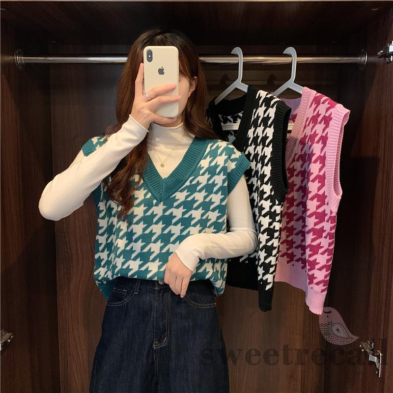 Áo Khoác Không Tay Họa Tiết Hình Học Nhiều Màu Thời Trang Cho Nữ | BigBuy360 - bigbuy360.vn