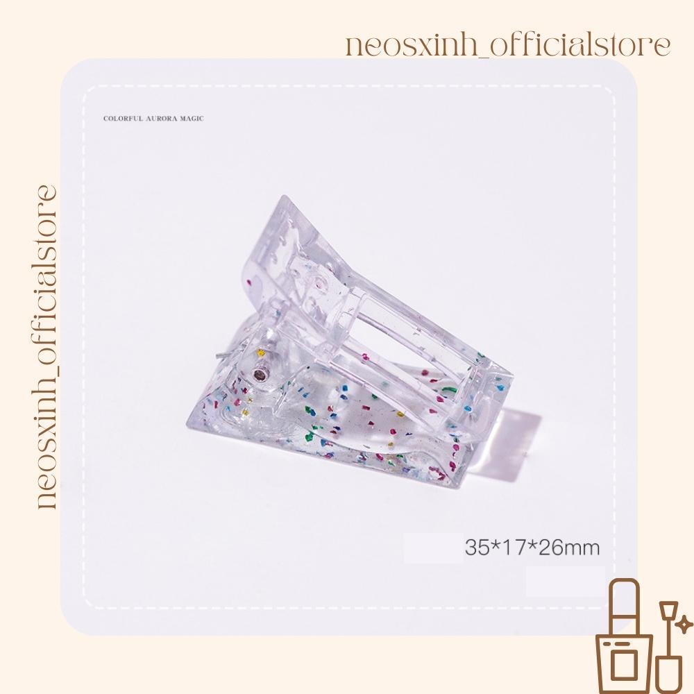 Kẹp Móng Giả Cố Định Móng Nhiều Màu Định Hình Khuôn Móng Tay - Neosxinh Nails